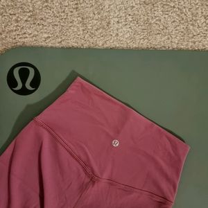 Lululemon Dark Rose yoga leggings
